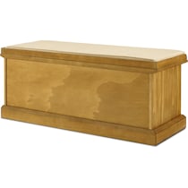 levi light brown entryway bench   