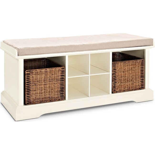 Accent and Occasional Furniture - Levi Entryway Storage Bench