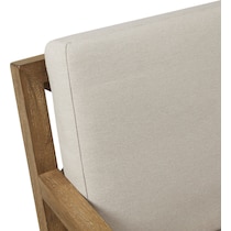 levinson white accent chair   