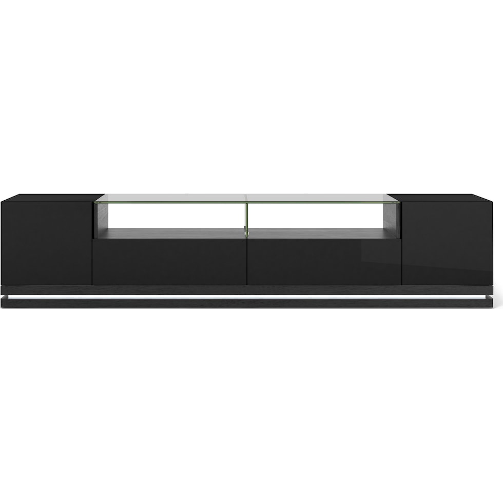 levox black tv stand   