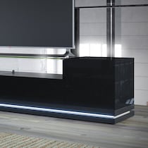 levox black tv stand   