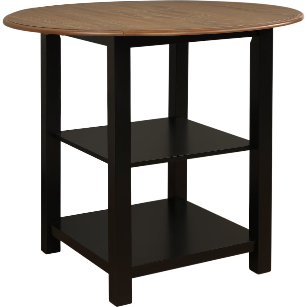 levy black  pc counter height dining room   