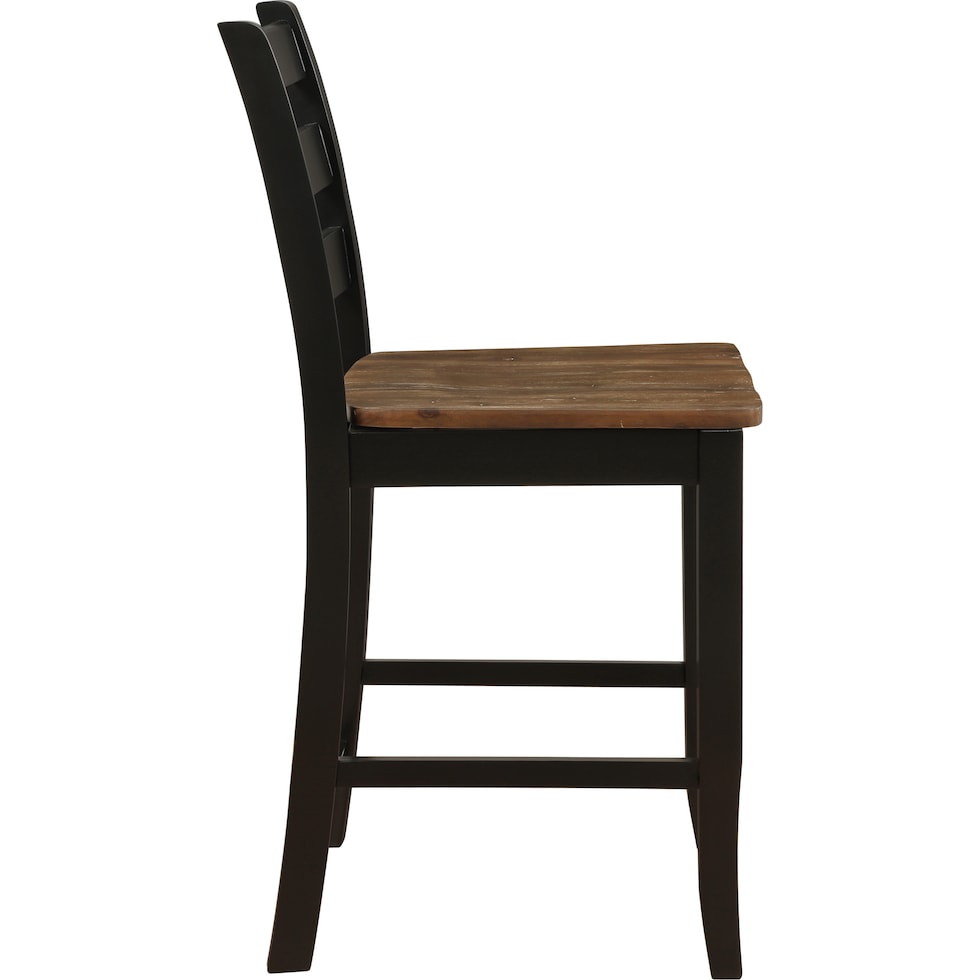 levy black  pc counter height dining room   