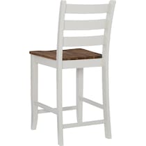 levy gray bar stool   