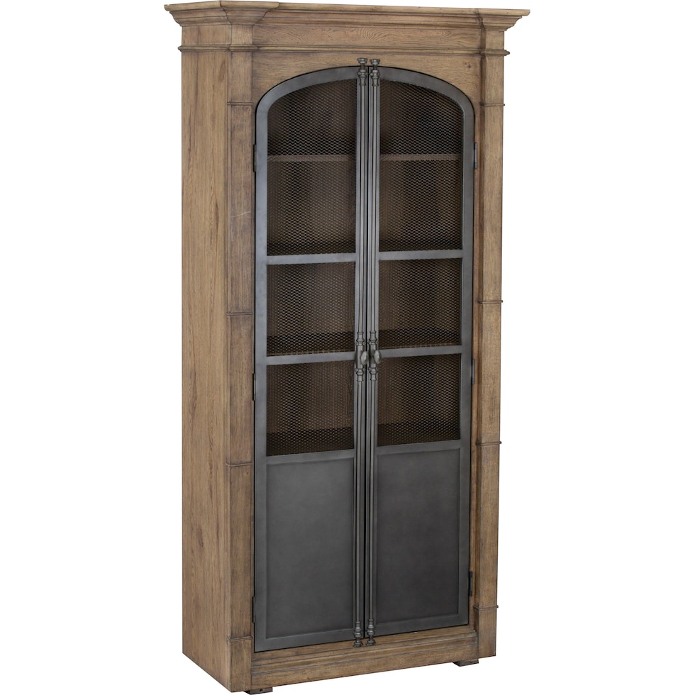 lewis light brown cabinet   