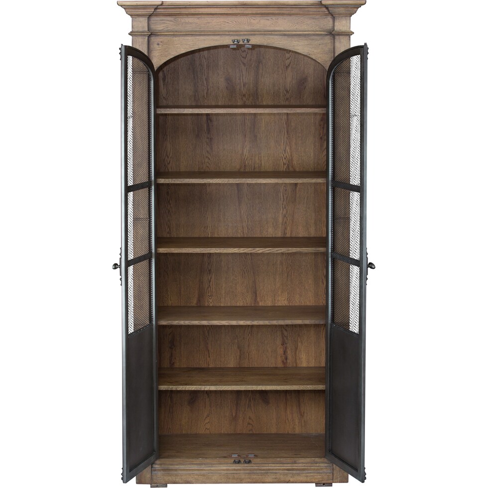 lewis light brown cabinet   