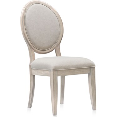 Lexington Oval-Back Side Chair - Sandstone