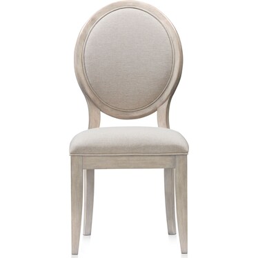Lexington Oval-Back Side Chair - Sandstone