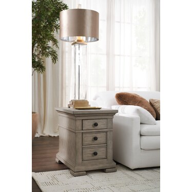 Lexington Chairside Table - Sandstone