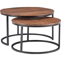 lexington dark brown coffee table   