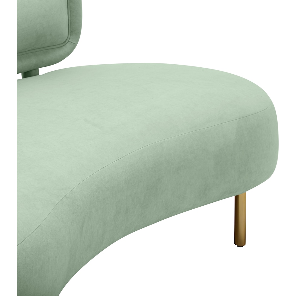 leyla green sofa   