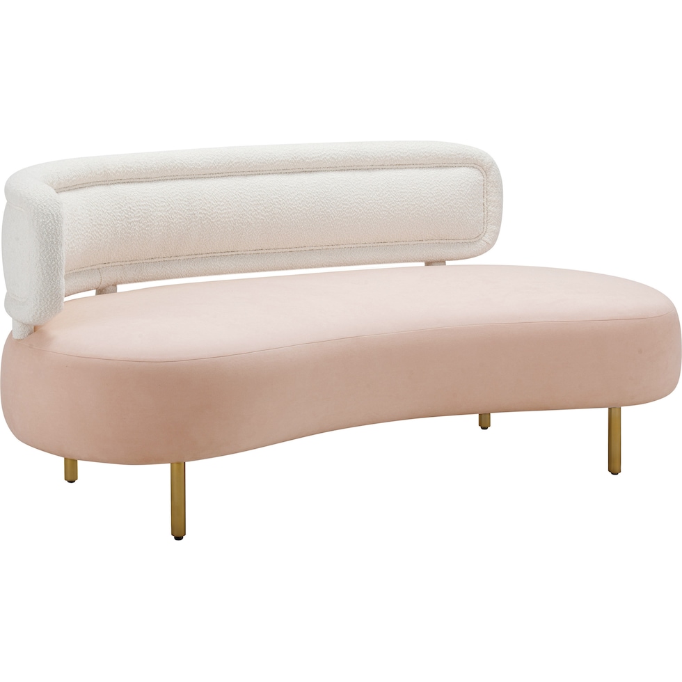 leyla pink sofa   