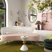 leyla pink sofa   