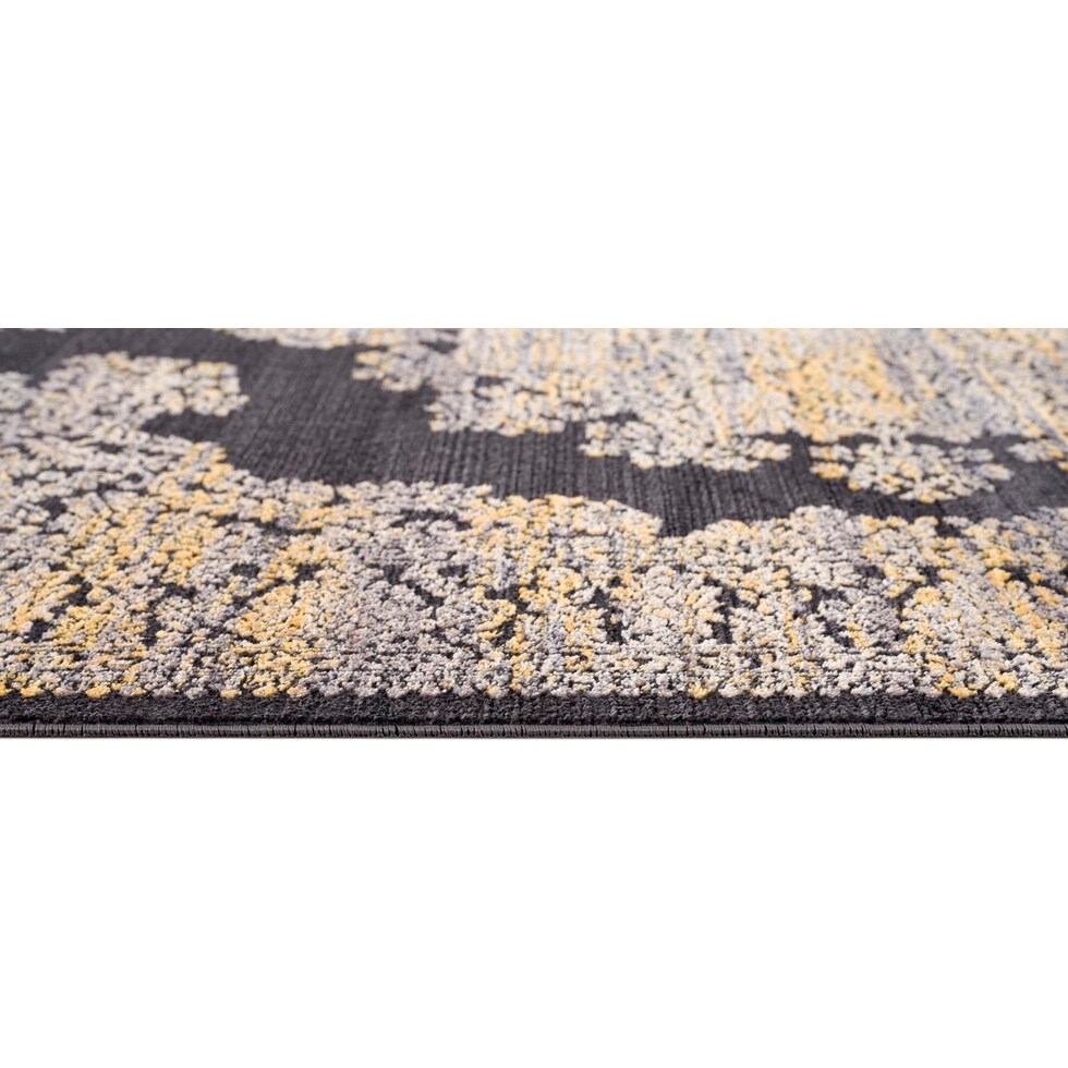 liam black area rug  x    