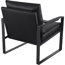 liana black accent chair   