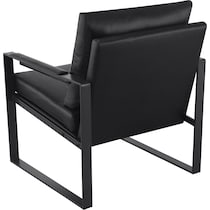 liana black accent chair   