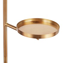 liddy gold marble floor lamp   