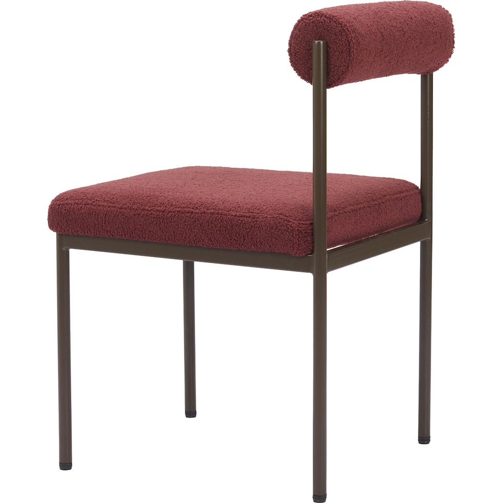 liddy red dining chair   