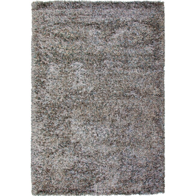 Rugs - Lifestyle Shag 5' x 8' Area Rug - Silvery Teal