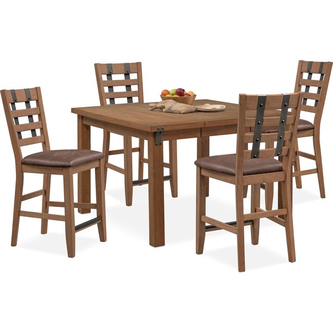 Dining Room Furniture - Hampton Counter-Height Dining Table and 4 Stools