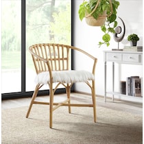 light brown accent chair   