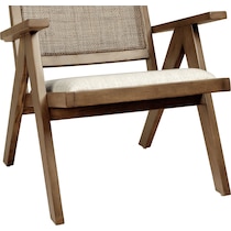 light brown accent chair   
