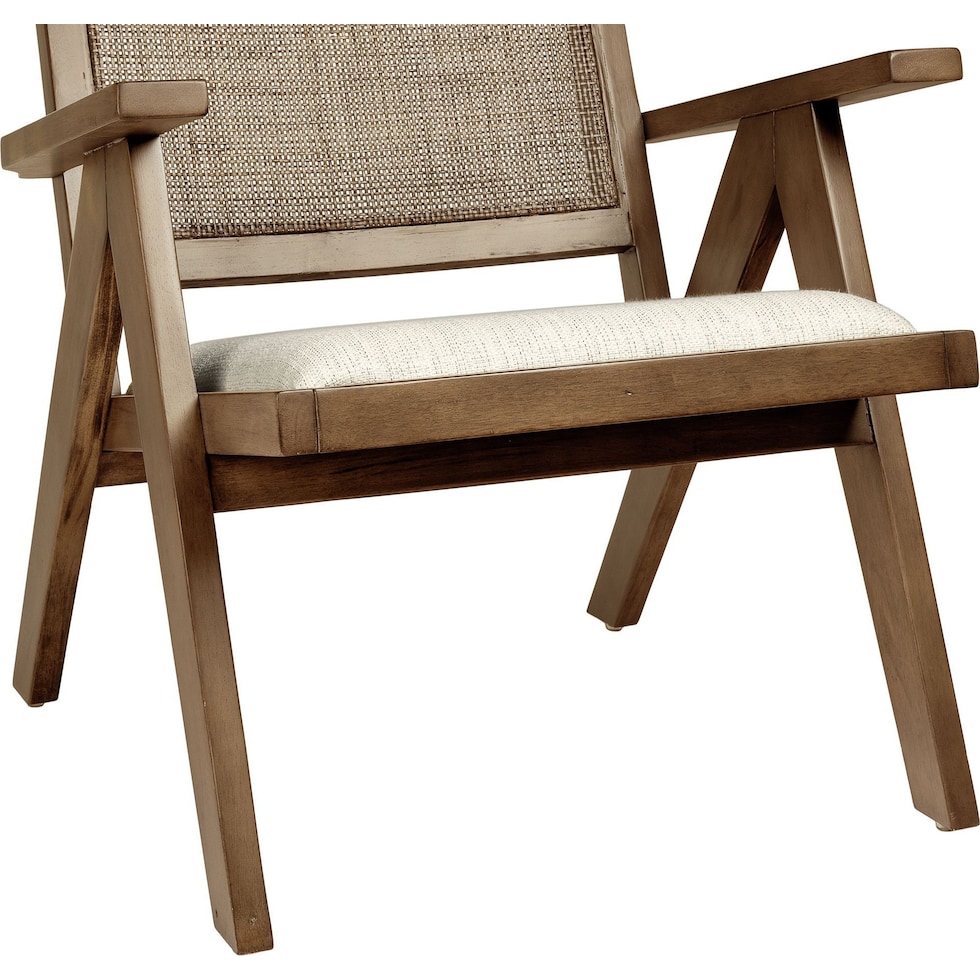 light brown accent chair   