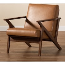 light brown accent chair   