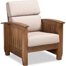 light brown accent chair   