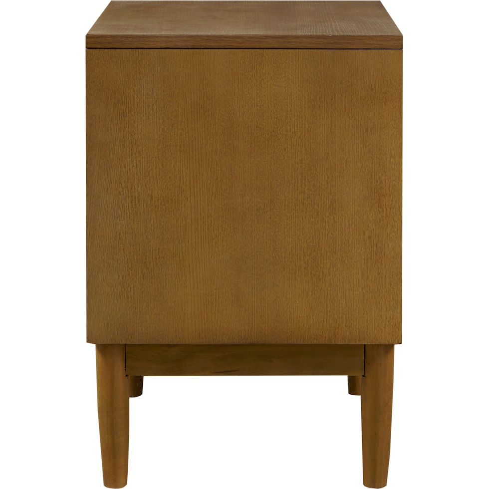 light brown nightstand   