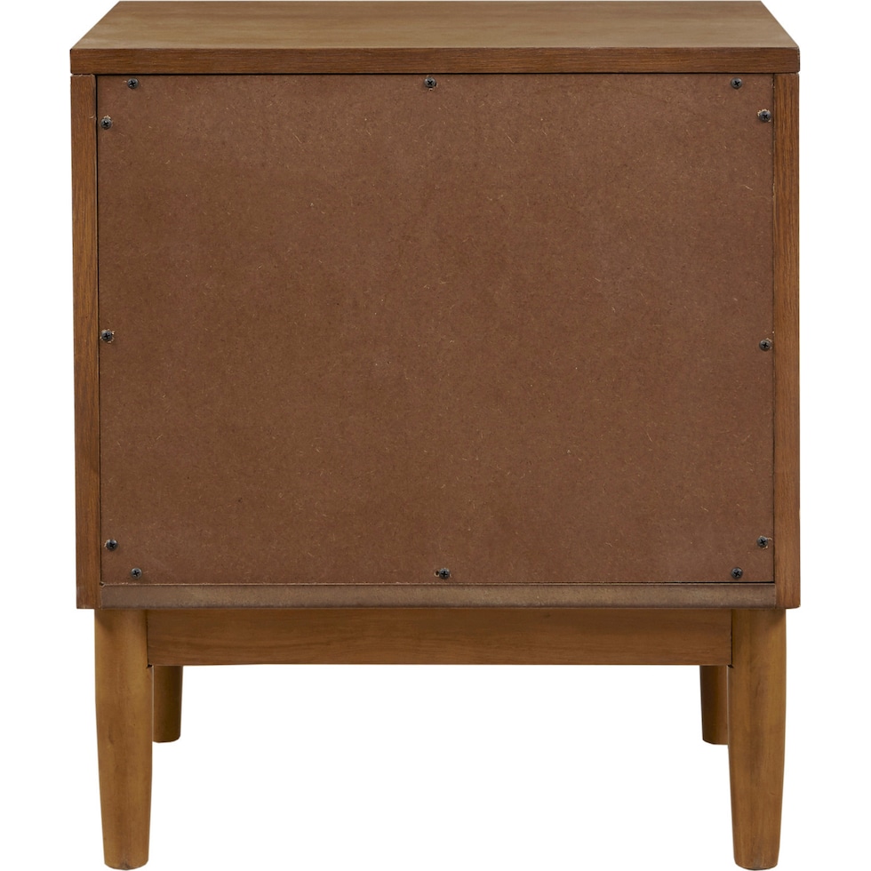 light brown nightstand   