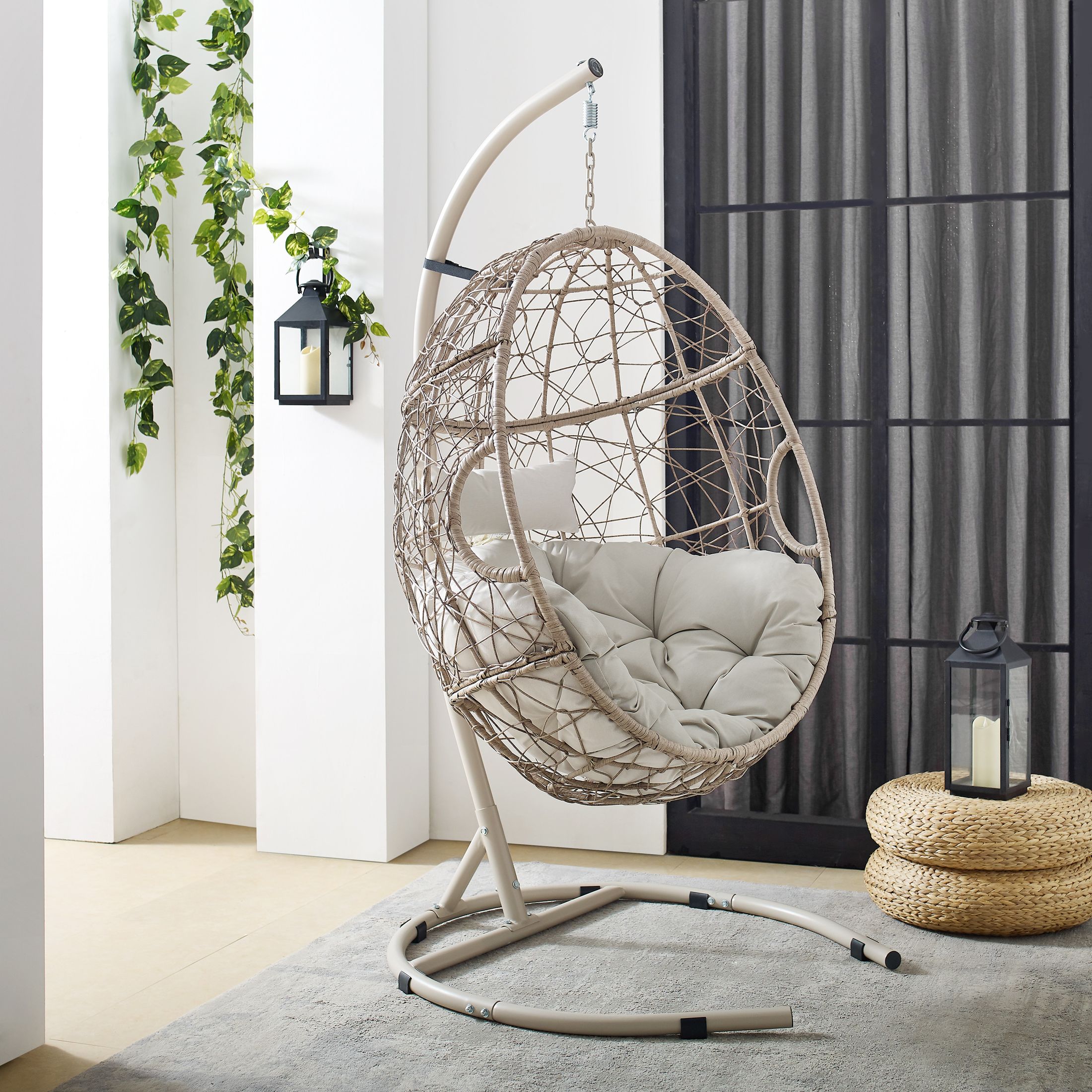 Egg chair for online inside