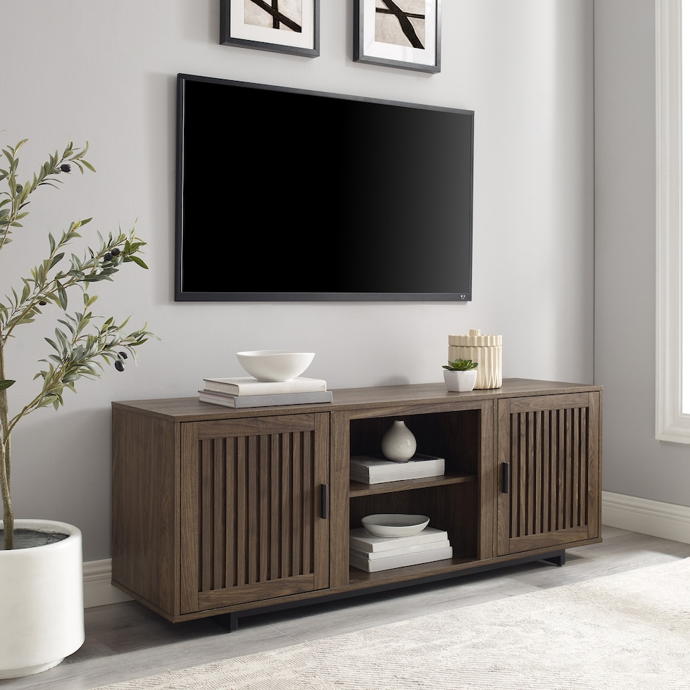 light brown tv stand   