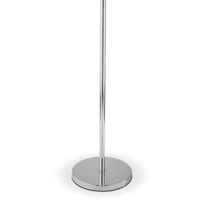 light bulb silver floor lamp   