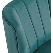 lillia blue accent chair   