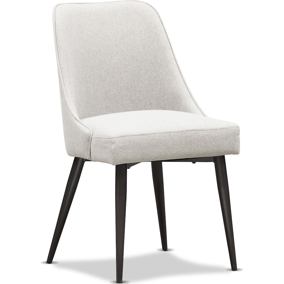 lillian gray upholstered side chair   
