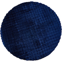 lilly blue area rug  round   