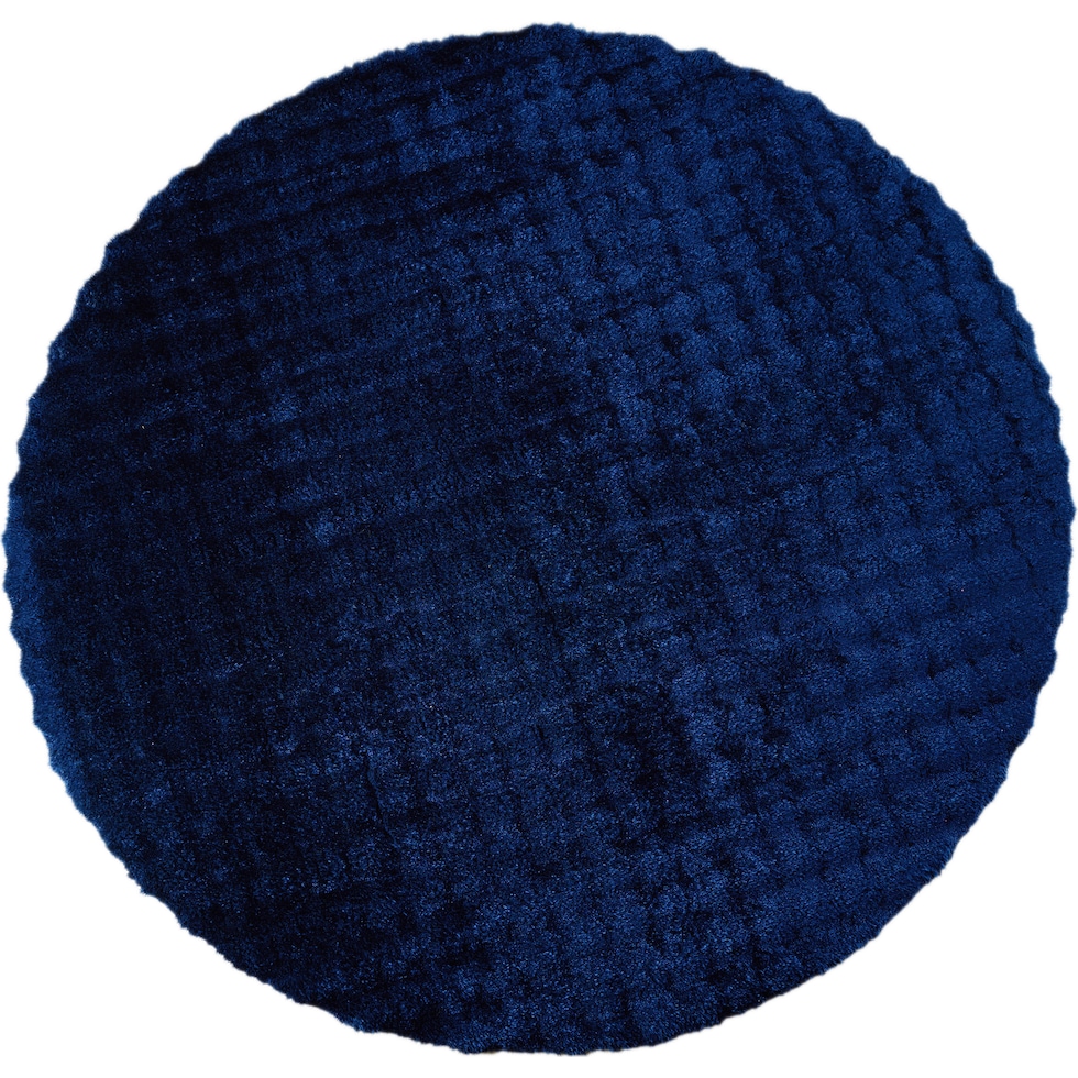 lilly blue area rug  round   