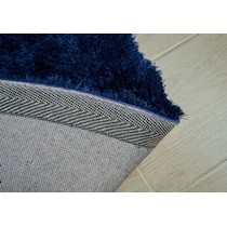 lilly blue area rug  round   