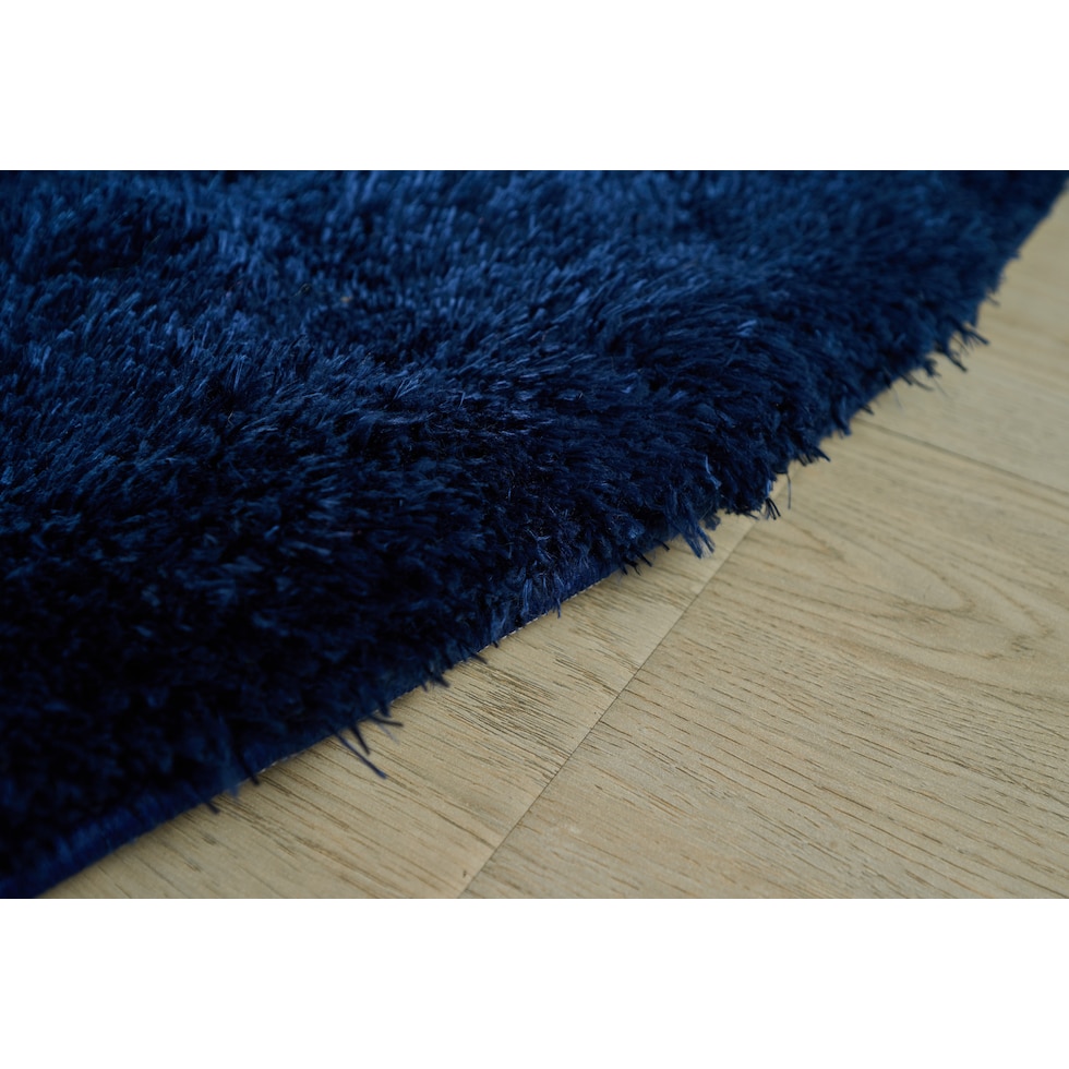 lilly blue area rug  round   