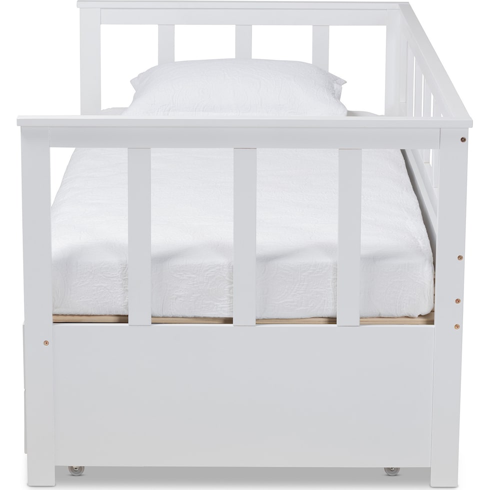 lilou white twin bed   