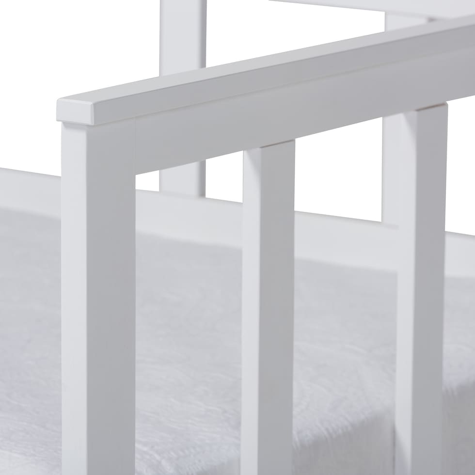 lilou white twin bed   