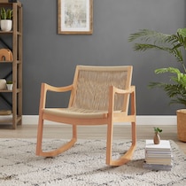 lily light brown accent chair   