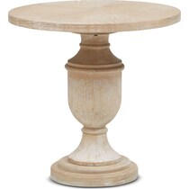 lily white accent table   