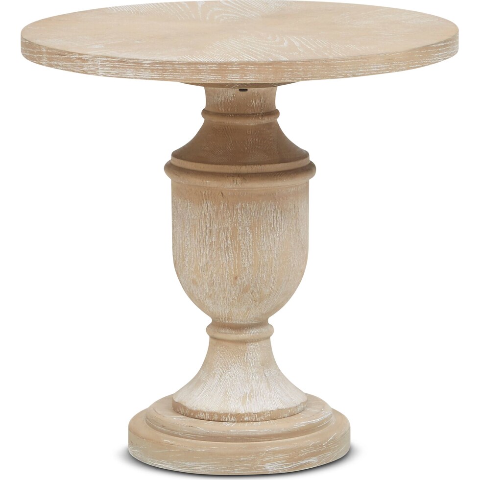lily white accent table   