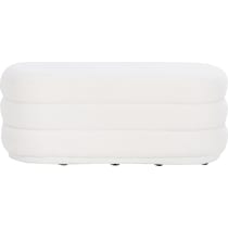 lilymae white ottoman   