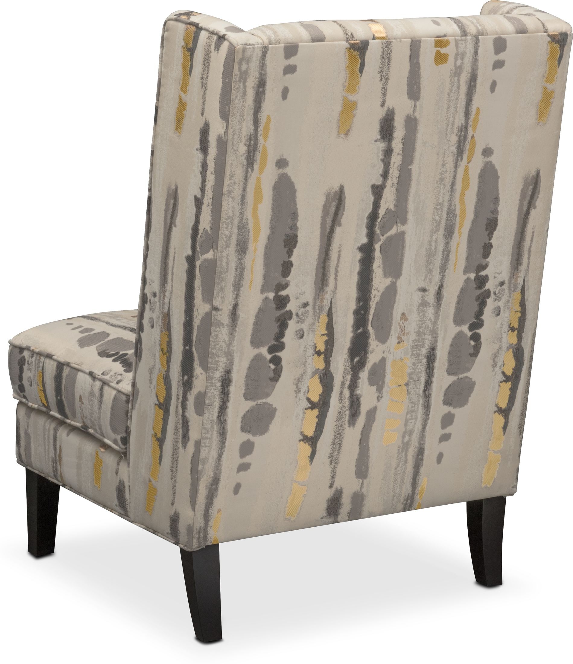 Yellow gray accent online chair