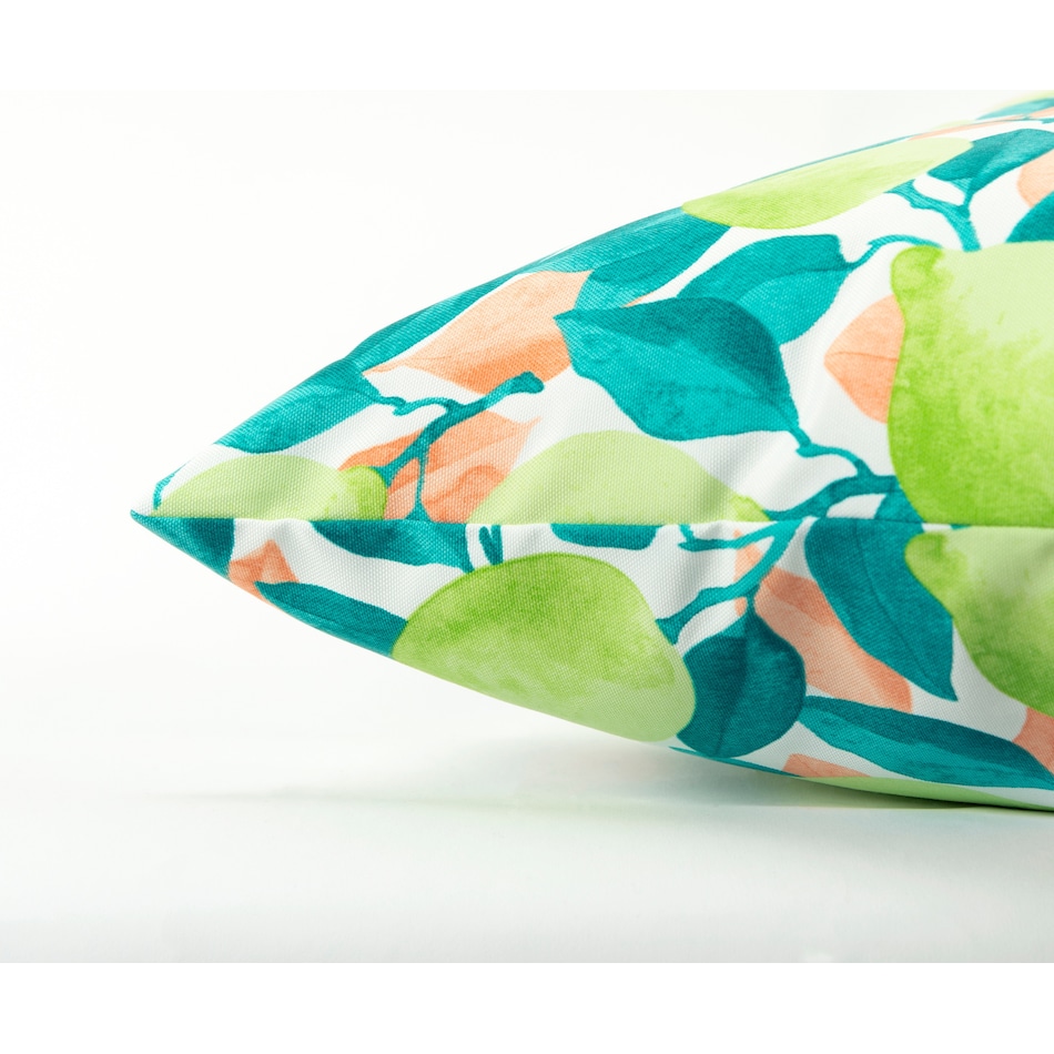 limes green outdoor pillow   