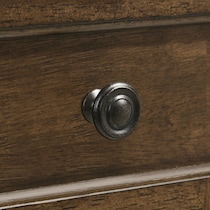 lincoln dark brown  pc queen bedroom   