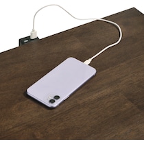 lincoln dark brown  pc full bedroom   